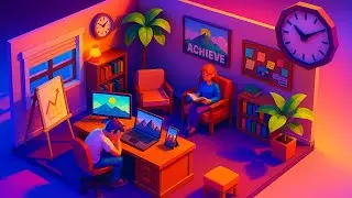 Isometric 3D Explainer Animation Modern Business Promo Video (Made in Blender/Unreal Engine)