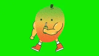 mango drinks animated green screen video for Youtubers