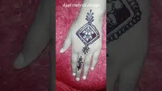back hand mehndi pattern||@ayat mehndi design 2.0#mehndi#hina#tattoo#trending