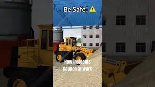 How accidents happen at work, #safety #jobsafety.#viralvideo #viralshort #worksmarter #awareness