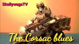 Acid Rain Corsac individual combat set 1/18 figure vehicle and drone review 'The Corsac blues'