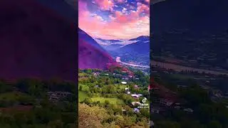heart touching Arial view of Chitral ❣️ #chitral #pakistan #valley #peaceful #place #tour #visit