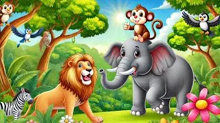 Jungle Party Song for Kids | Dance with Animals & Birds!