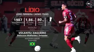 L&iacute;dio - Volante / Zagueiro (Defensive Midfielder / Defender) - 2025