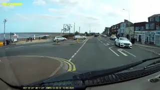 Driving along Cleethorpes Seafront - Sept 2020 - Dashcam