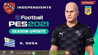 S. SOSA face+stats (Independiente) How to create in PES 2021