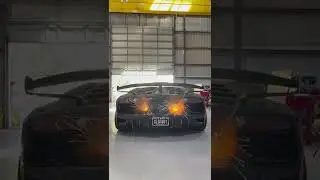 Lamborghini Aventador SVJ titanium exhaust and test pipes SRM Autosports