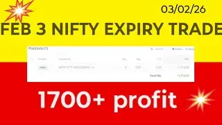 Nifty Expiry day trade with analysis