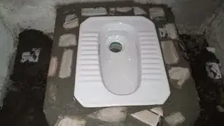 How to install toilet squatting pan by Ola plumbings