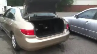 Запуск двигателя Honda Accord EX-L V6 2005 года и подробный обзор