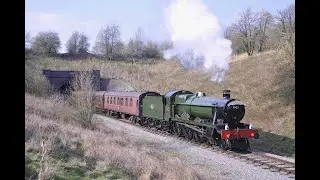 7903 FOREMARKE HALL IN ACTION ON THE GLOUCESTERSHIRE & WARWICKSHIRE RAILWAY
