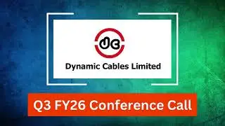 Dynamic Cables Q3 FY26 Concall: Management on Infrastructure Demand and Export Expansion