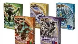 Unboxing the Kaijudo 2014 Fire Civilization Demo Deck