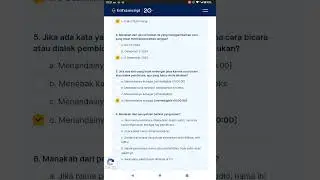 go transcript Indonesia test answers today