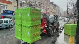 Manitou MTX 1840 ile çift palet taşıma nasıl yapılır