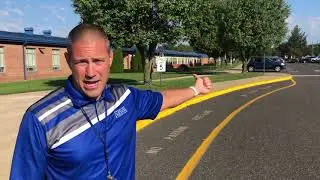 Mr. Claybourn on First Day Traffic drop off at Sterling
