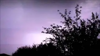 Overnight Thunderstorm - Manchester, UK - 19 July 2014