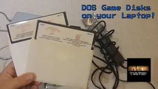 How to play old-style 5.25 inch floppy disk games on a modern PC, using the FC5025!