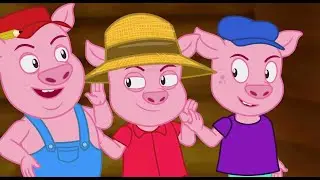 Les Trois Petits Cochons | Comptine originale avec les P'tits z'Amis
