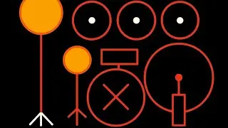 How to Create a Stickman Drum Set Animation &ndash; Easy 2D Art for Beginners