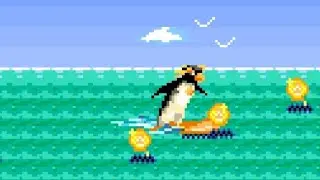 Surf's Up Java game walkthrough (128&times;128 64KB)