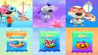 ALL UPDATE EVENT!!! MY TALKING HANK: ISLANDS - Gameplay (Android, iOS Game)#tomhappy 
