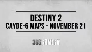 Destiny 2 IO Treasure Map Locations (Cayde-6 Treasure Maps 21/11 - 28/11 - Week #12)