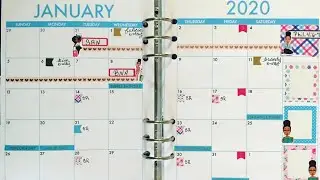 January 2020 Planner Setup | ft. Paper & Glam | @tracydeanne_