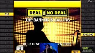 Lospollos clutches out a w in deal or no deal in wager against haters (50% chance case)