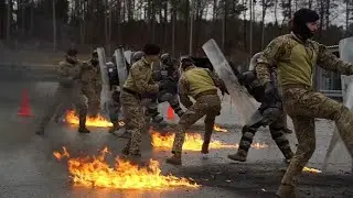 NATO soldiers conduct 