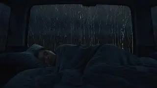 Rainy Night in a Car with Calm Rain Sounds for Deep Sleep and Mental Peace