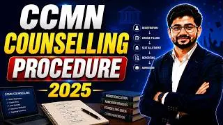 CCMN Counselling 2025 Start 🔥| CCMN Counselling Procedure 2025 | Mathstats @8810409392 #ccmn