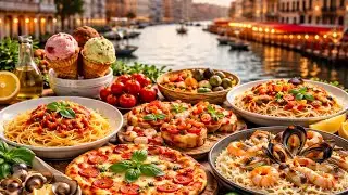 ITALIAN FOOD TOUR IN VENICE. Pizza, Pasta, Risotto, Gelato, Tapas, Gnocci 🍕🍝🍨
