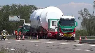 Convoi Scales, Corps de turbine &agrave; gaz 9HA de 269t, Copyright Manugo