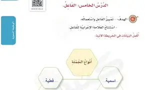 لغتي درس الفاعل  الصف الرابع الابتدائي الفصل الدراسي الأول الجزء الأول 