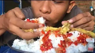 ANAK KAMPUNG MUKBANG 1 KG NASI SAMBEL BAWANG BANDUNG