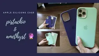 Trying New iPhone 12 Pro Max Silicone Cases - AMETHYST & PISTACHIO