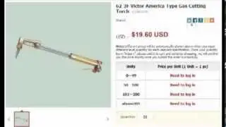 Victor Gas Cutting Torch