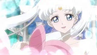 Neo Queen Serenity explains Super Sailor Moon - Corrected Hair Colour