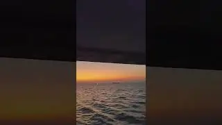 Sunset by the Sea ⛵🌊✨ #sunset #music #song #sea #boat