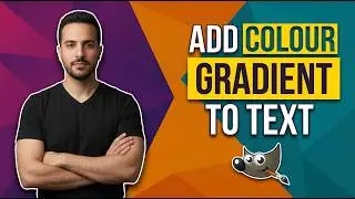 How To Add Colour Gradient To Text In GIMP (Easy Guide)