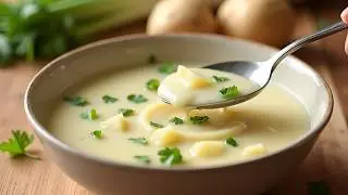 Этот суп из картофеля и лука-порея – просто лекарство для желудка❗ Просто и вкусно❗