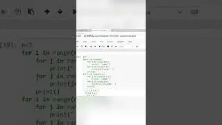 Python pattern 36