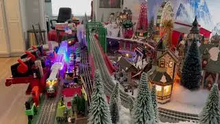2025 Christmas O scale trains/Area 51 train scene IMG 3487