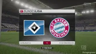FIFA 17 Hamburger SV vs Bayern Munich - Bundesliga Full Gameplay