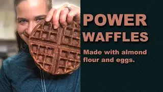 Almond Flour WAFFLES 😋 | keto, paleo, low carb, low sugar, diabetic friendly