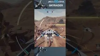 Mecha Break, SkyRaider, SkullLeader #mechabreak #shorts #gameplay #pc #robotech #mech #aircraft