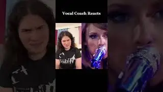 Vocal Coach Reacts to Taylor Swift - We Are Never Ever (Rock Version) #shorts