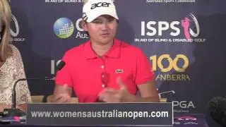 Yani Tseng Rd 1 Press Conference - 2013 ISPS Handa Women's Australian Open