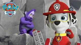 毛毛拯救危險懸崖邊的大怪物！ - PAW Patrol 汪汪隊立大功 - 兒童卡通
